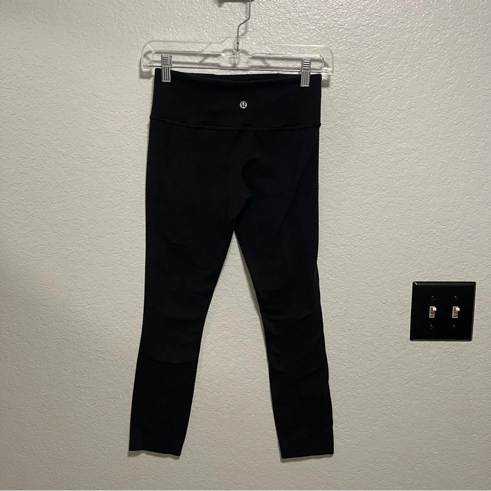 Lululemon Athletica Wunder Under Floral Leggings Size 4 - Picture 2 of 5